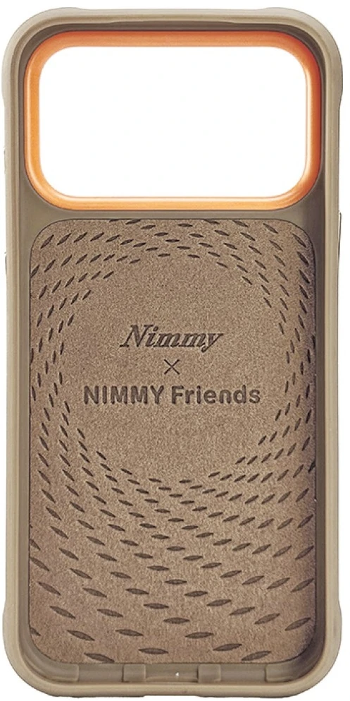 Dėklas NIMMY case BIG EYED TEDDY POODLE for IPHONE 18 Pro/17 Pro ruda