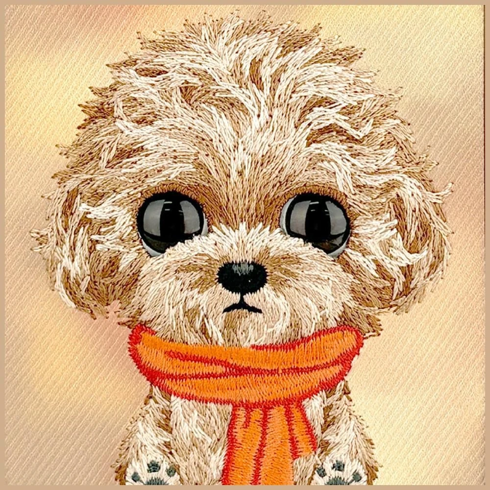Dėklas NIMMY case BIG EYED TEDDY POODLE for IPHONE 18 Pro Max/17 Pro Max ruda