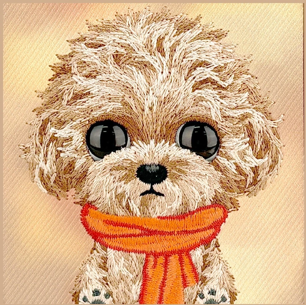 Dėklas NIMMY case BIG EYED TEDDY POODLE for IPHONE 18 Pro/17 Pro ruda