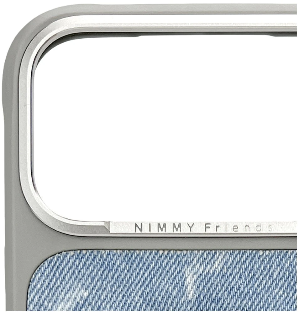 Dėklas NIMMY case GENTLE PETS SERIES DOG compatible with MagSafe for IPHONE 18 Pro/17 Pro pilkas