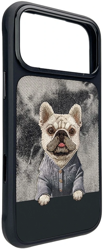 Dėklas NIMMY case GENTLE PETS SERIES DOG compatible with MagSafe for IPHONE 18 Pro/17 Pro juodas