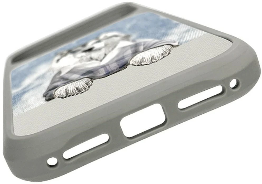 Dėklas NIMMY case GENTLE PETS SERIES DOG compatible with MagSafe for IPHONE 18 Pro Max/17 Pro Max pilkas