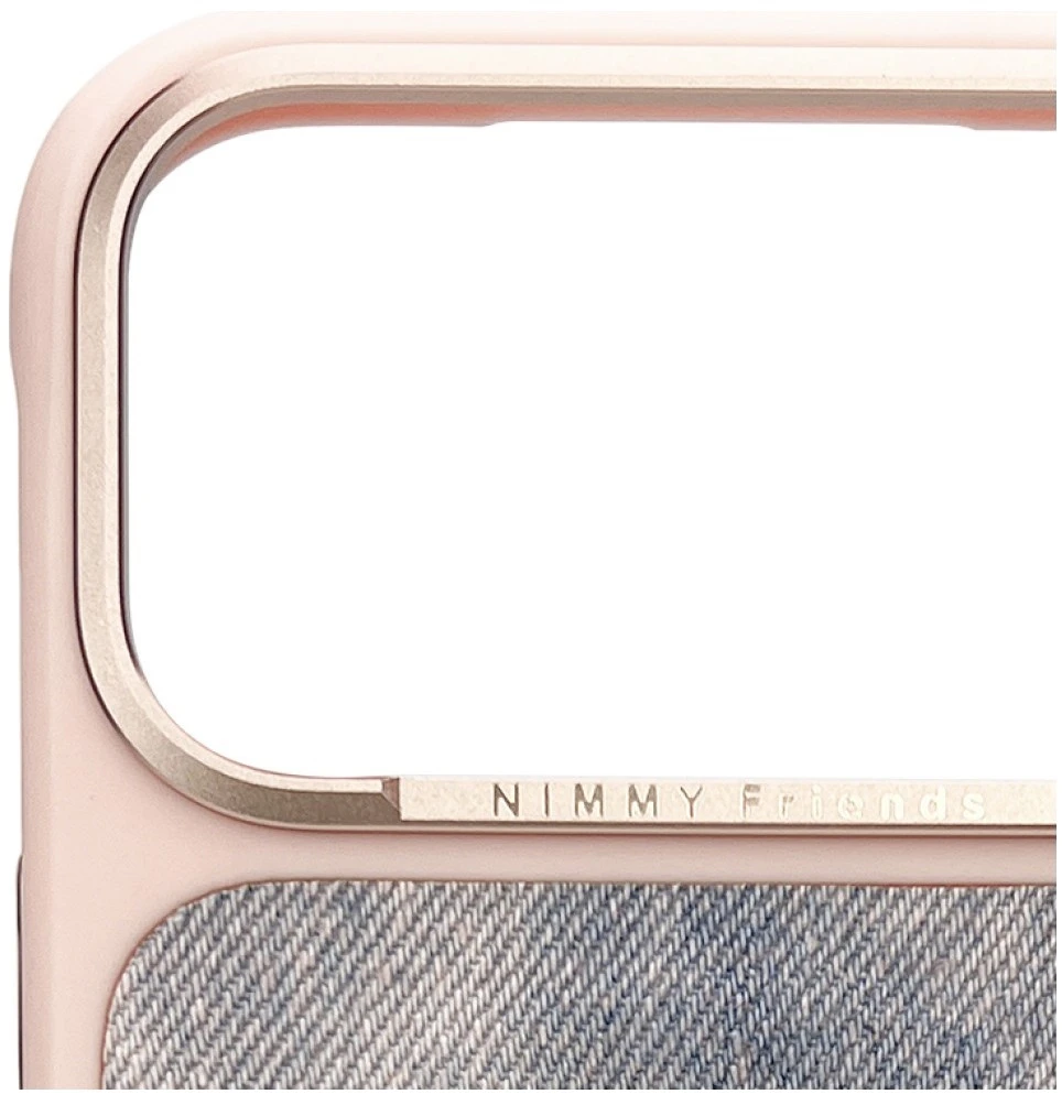 Dėklas NIMMY case GENTLE PETS SERIES DOG compatible with MagSafe for IPHONE 18 Pro/17 Pro pink