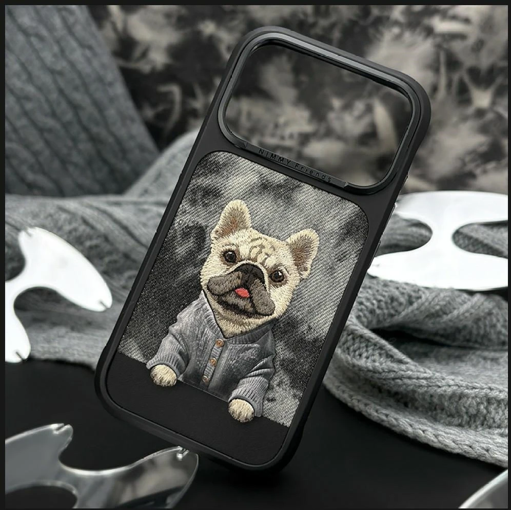 Dėklas NIMMY case GENTLE PETS SERIES DOG compatible with MagSafe for IPHONE 18 Pro Max/17 Pro Max juodas