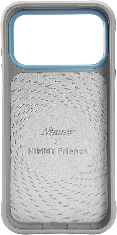 Dėklas NIMMY case GLASSES COOL DOG for IPHONE 18 Pro/17 Pro pilkas