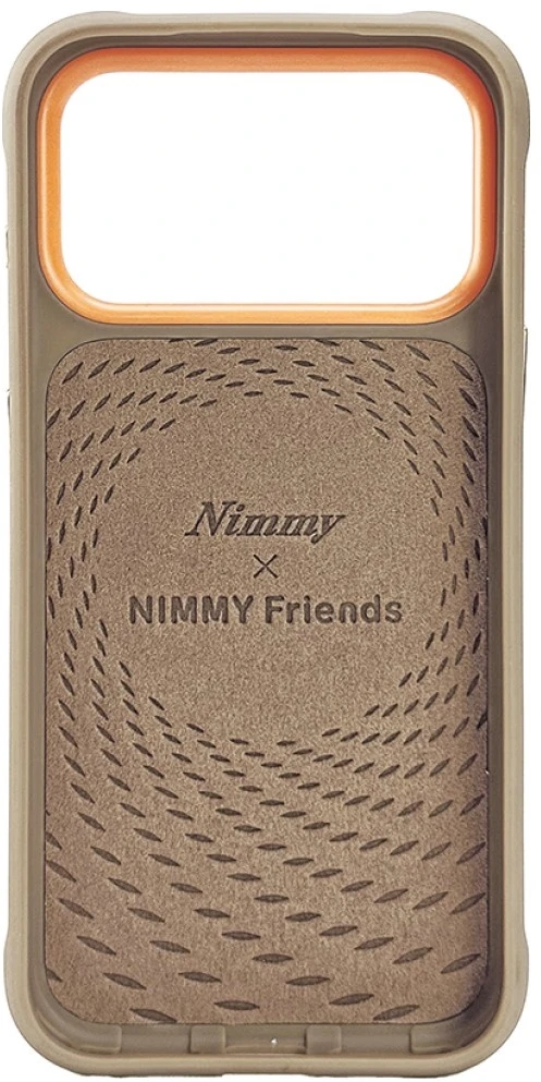Dėklas NIMMY case GLASSES COOL DOG for IPHONE 18 Pro/17 Pro beige