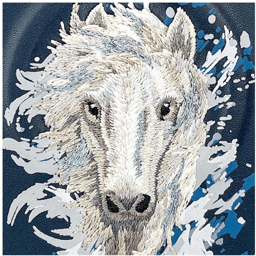 Dėklas NIMMY case HORSE compatible with MagSafe for IPHONE 18 Pro/17 Pro navy mėlynas