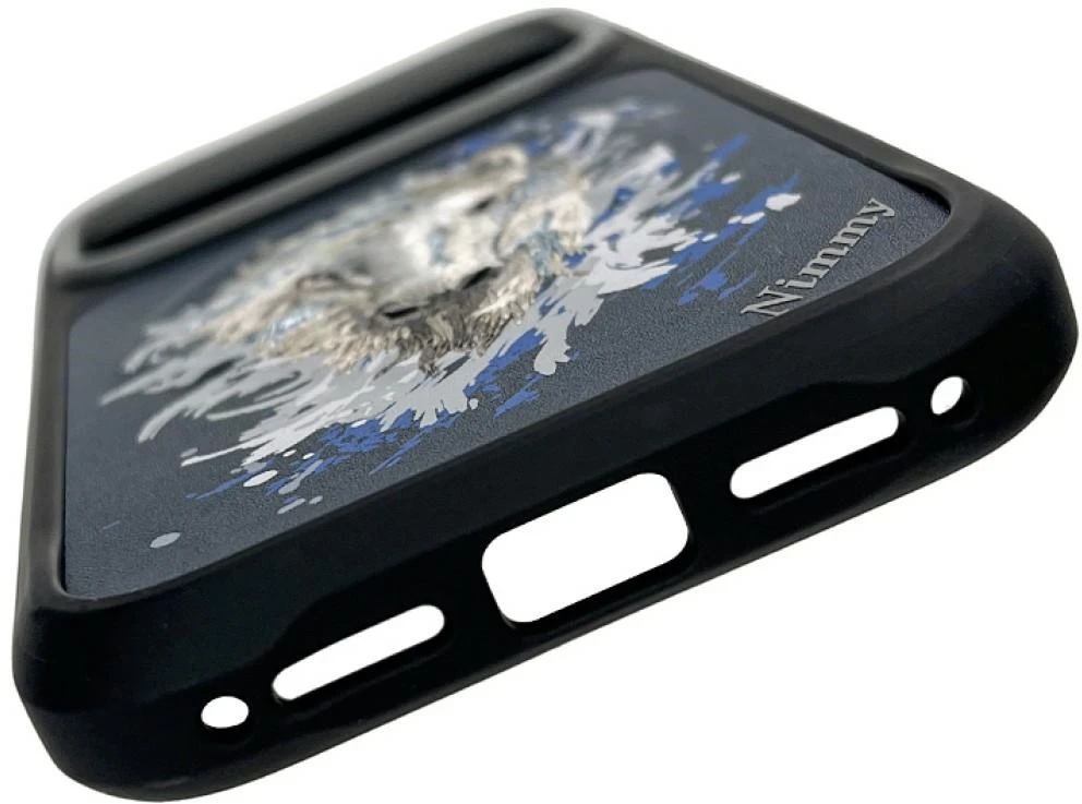 Dėklas NIMMY case HORSE compatible with MagSafe for IPHONE 18 Pro Max/17 Pro Max navy mėlynas