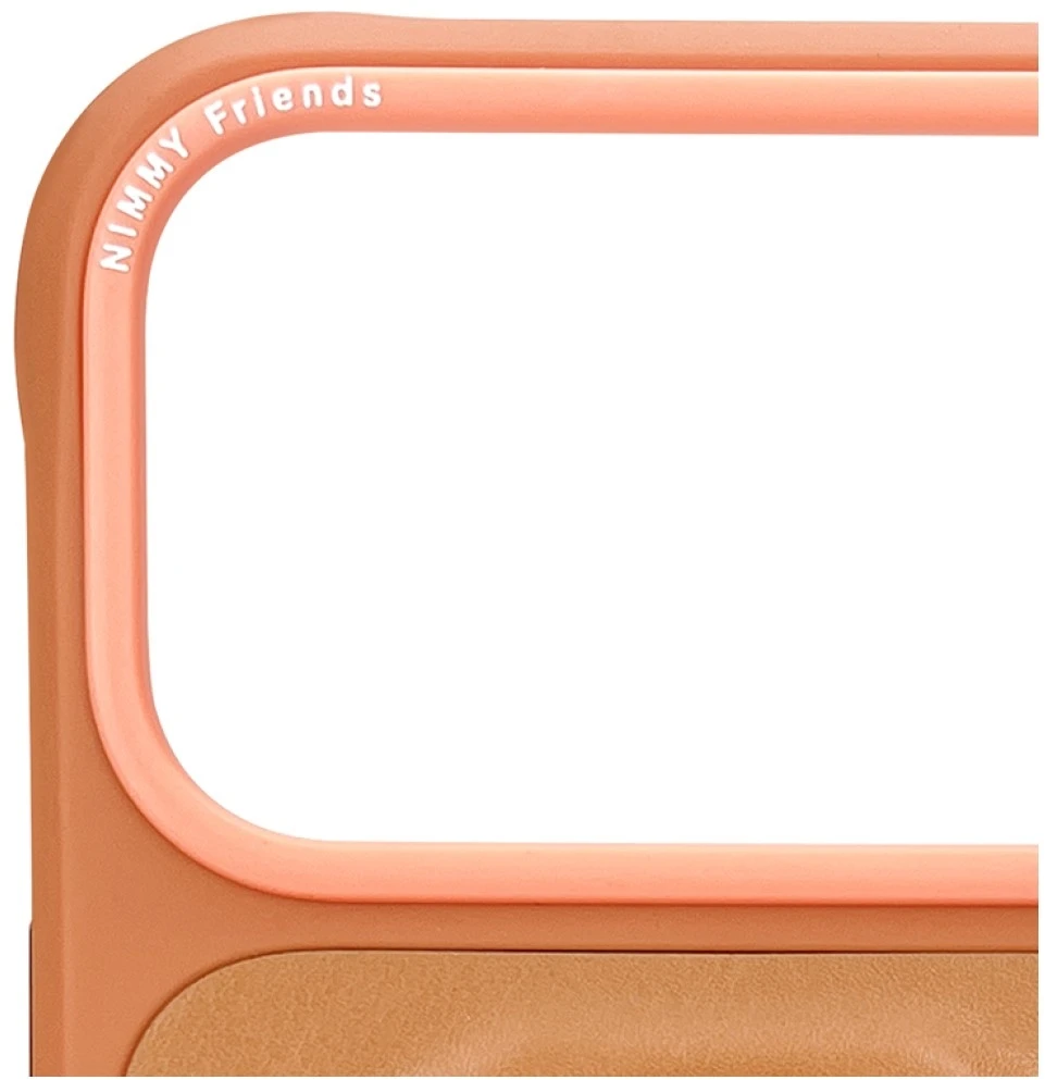 Dėklas NIMMY case LION compatible with MagSafe for IPHONE 18 Pro/17 Pro oranžinis