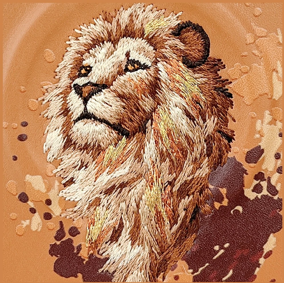 Dėklas NIMMY case LION compatible with MagSafe for IPHONE 18 Pro/17 Pro oranžinis