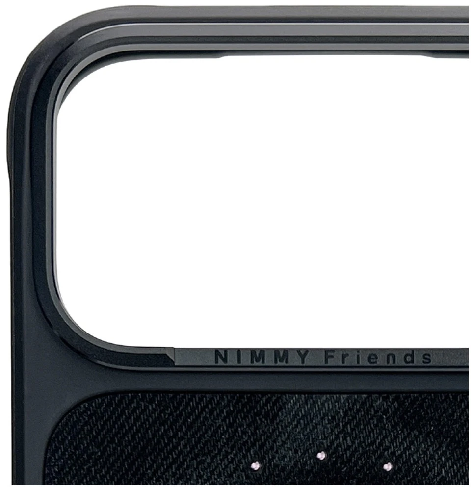 Dėklas NIMMY case LUCKY FASHION CAT compatible with MagSafe for IPHONE 18 Pro Max/17 Pro Max juodas