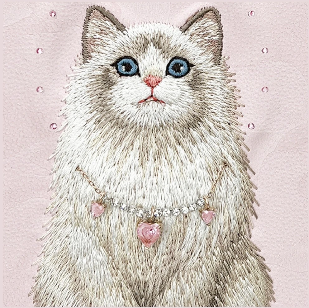 Dėklas NIMMY case LUCKY FASHION CAT compatible with MagSafe for IPHONE 18 Pro/17 Pro pink