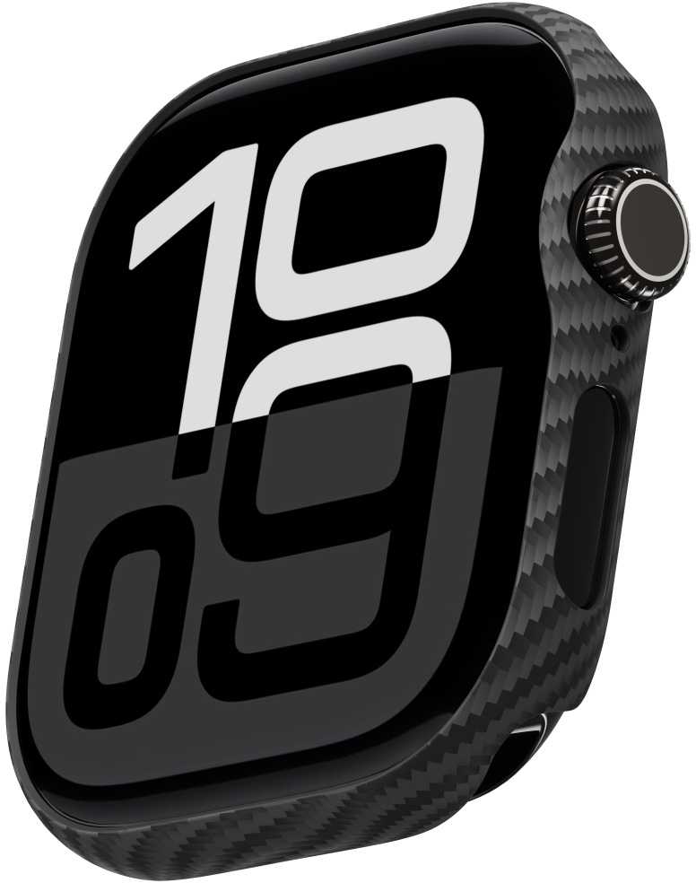 Dėklas PITAKA Air Case do Apple Watch 10 / 11 (46 mm) juoda-pilka