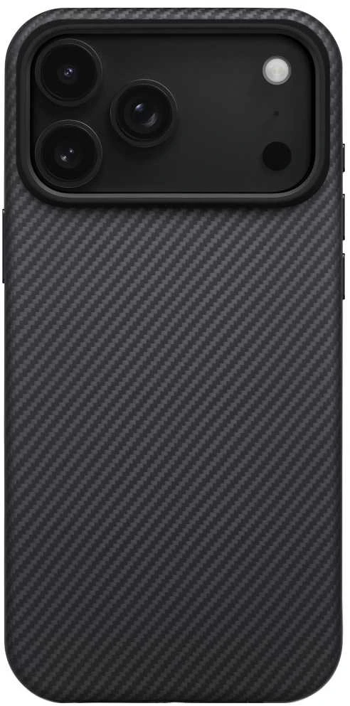Pitaka Aramid UltraGuard dėklas Apple iPhone 17 Pro, juodas