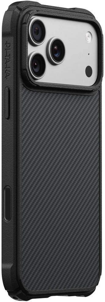Dėklas Case PITAKA Cairn Case for iPhone 18 Pro Max / 17 Pro Max juodas pilkas