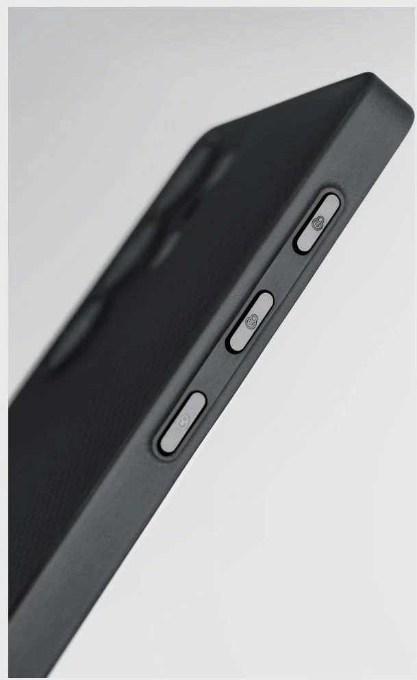 Dėklas PITAKA Cairn Case MagSafe skirtas Samsung Galaxy S25 Ultra juodai pilkas
