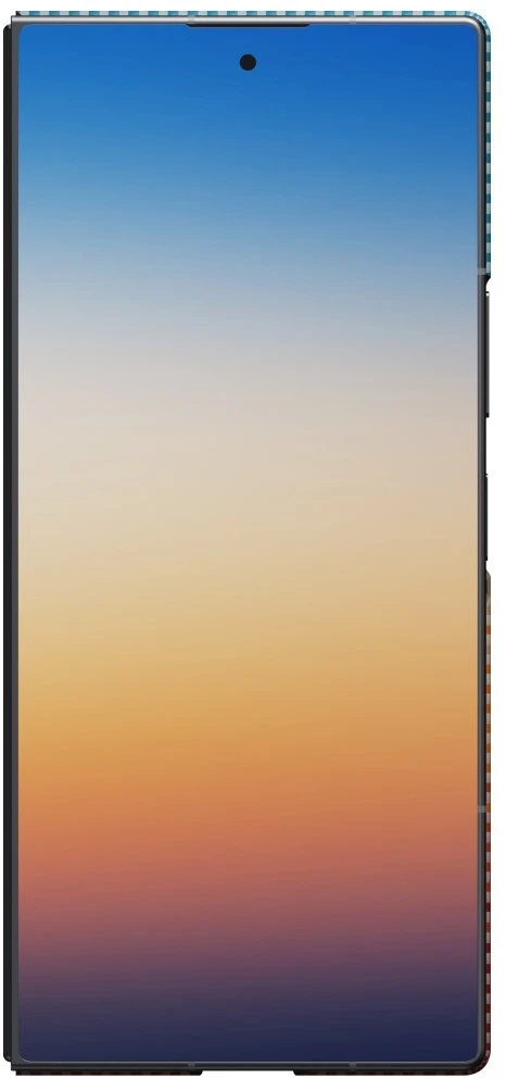 Pitaka krašto dėklas, galinis dangtelis, Saulėlydis - Samsung Galaxy Z Fold8 Ultra