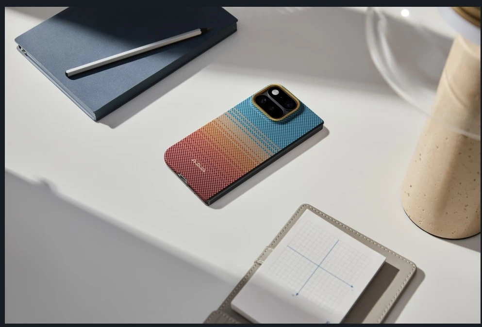 Cases And Covers Pitaka Edge dėklas, nugarėlės dangtelis, California Dream Sunset 2.0 – Google Pixel 11 Pro Fold