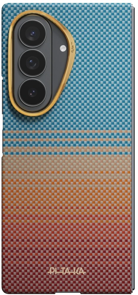 Pitaka krašto dėklas, galinis dangtelis, Saulėlydis - Samsung Galaxy Z Fold8 Ultra