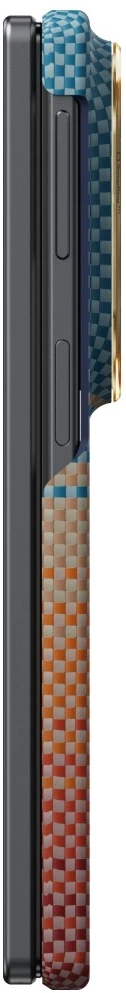 I need to translate this product title from mixed Polish/Lithuanian into full Lithuanian. Let me analyze it: - "Dėklas" - already Lithuanian (case/cover) - "PITAKA" - brand name, keep - "California Dream 01 Edge" - product/modelis name, keep - "Dėklas" - Lithuanian - "skirtas" - Lithuanian (intended for) - "Samsung Galaxy Z Fold8" - modelis, keep - "sunset" - color/design name, this is English actually, not Polish Wait, the instruction says source may be partially Polish. Looking at this: "sunset" at the end seems odd - it might be a color name. Since it's in English and I should not translate modelis names/color designations that are proper names, I should keep it. Let me reconsider - the text appears mostly Lithuanian already. "Dėklas" twice (case), "skirtas" (intended for). "sunset" is a color variant name. Actually, the text seems fully Lithuanian except for "sunset" which is a product variant name. I'll keep it as is since it's a product-specific design name. The translation shoul