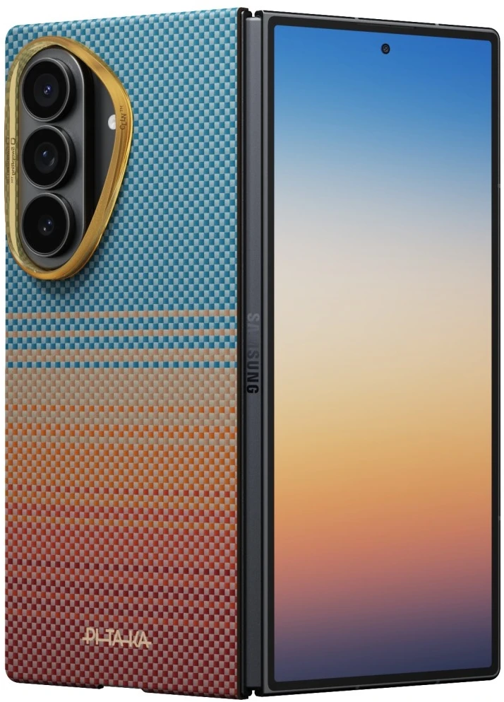 Pitaka krašto dėklas, galinis dangtelis, Saulėlydis - Samsung Galaxy Z Fold8 Ultra