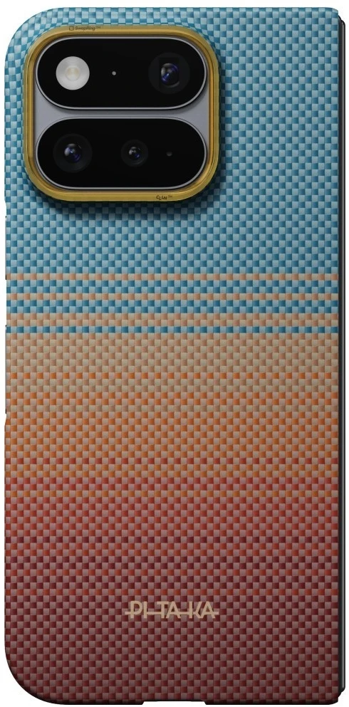 Cases And Covers Pitaka Edge dėklas, nugarėlės dangtelis, California Dream Sunset 2.0 – Google Pixel 11 Pro Fold