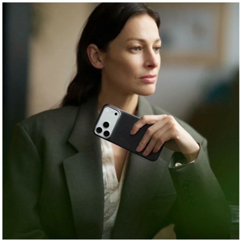 Dėklas PITAKA Edge Argyle MagSafe, skirtas iPhone 18 Pro Max / 17 Pro Max, bazalto juodas