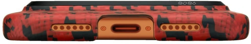 Dėklas PITAKA Edge Case Happiness Rides In do iPhone 17 Pro Max cinnabar steed