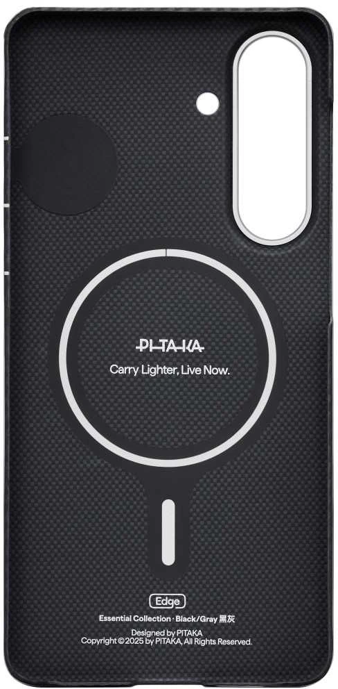 Dėklas Pitaka Edge Case Samsung Galaxy S26 Plus, juodas