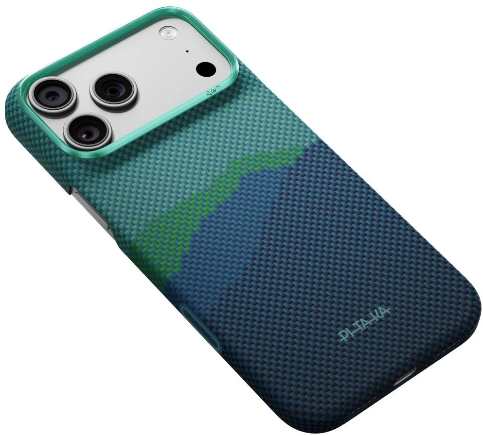Dėklas Burga Pitaka Edge Case, Over the Horizon 2.0 (Summer Noon) – iPhone 18/17 Pro Max