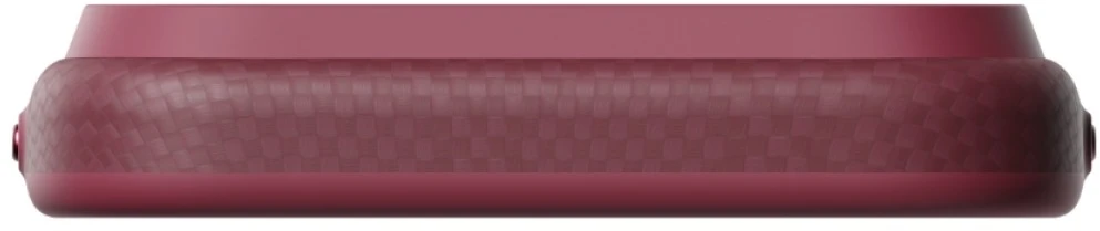 Dėklas PITAKA Summa Case, skirtas iPhone 18 Pro / 17 Pro, bordo spalvos