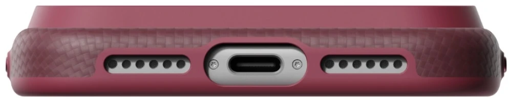 Dėklas PITAKA Summa Case, skirtas iPhone 18 Pro Max / 17 Pro Max, bordo spalvos