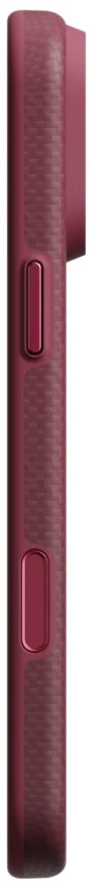 Dėklas PITAKA Summa Case, skirtas iPhone 18 Pro Max / 17 Pro Max, bordo spalvos