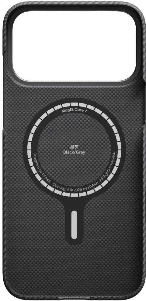 Dėklas Pitaka Ultra Slim Case Apple iPhone 17 Pro Max, juodas
