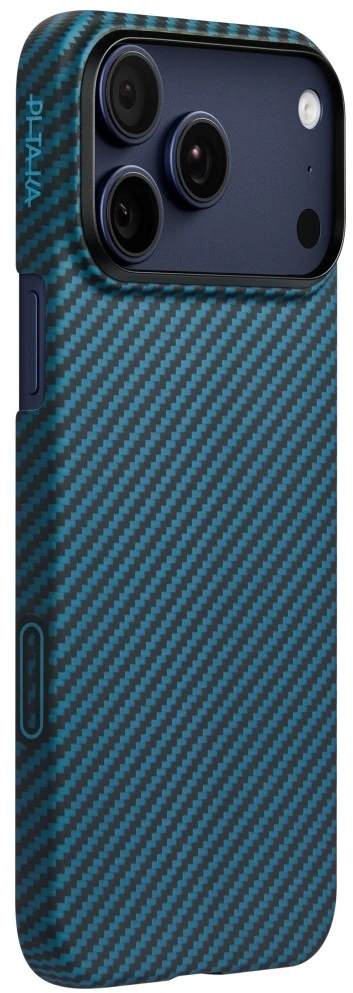 Dėklas Pitaka Ultra Slim Case Apple iPhone 17 Pro, mėlynas