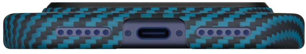 Dėklas Pitaka Ultra Slim Case Apple iPhone 17 Pro, mėlynas