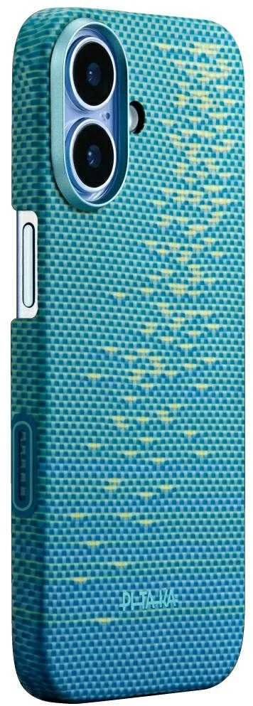 Dėklas PITAKA Ultra-Slim MagSafe, skirtas iPhone 17, lucid mėlynas