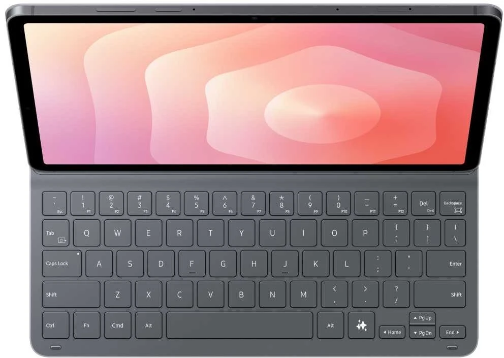 Samsung Galaxy Tab S11 dėklas su klaviatūra, plonas, juodas
