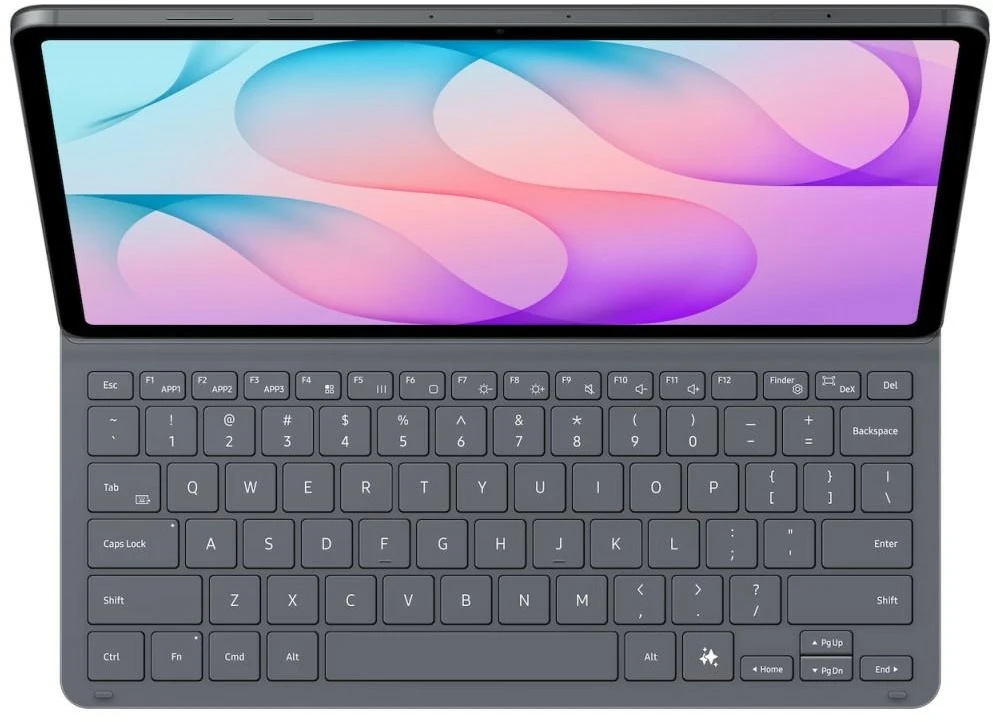 Samsung Galaxy Tab S12+ Book Cover Keyboard Juodas