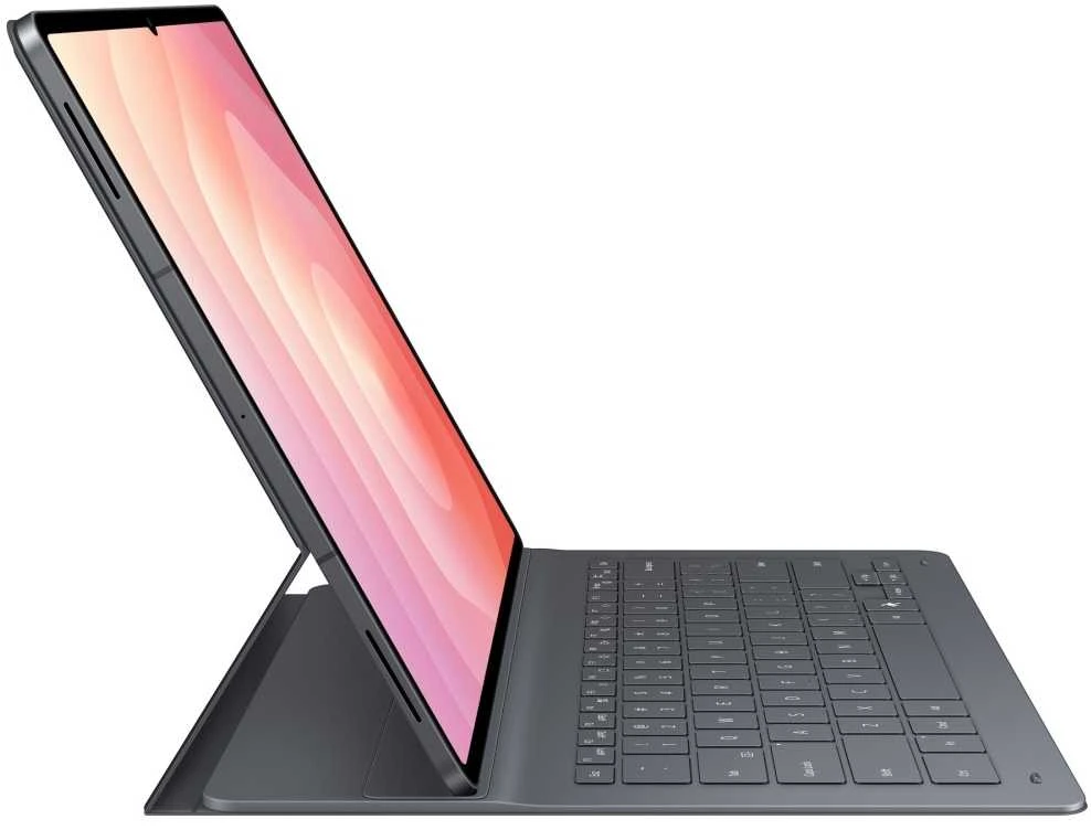 Samsung Galaxy Tab S11 Ultra knyginis dėklas su klaviatūra, plonas, juodas