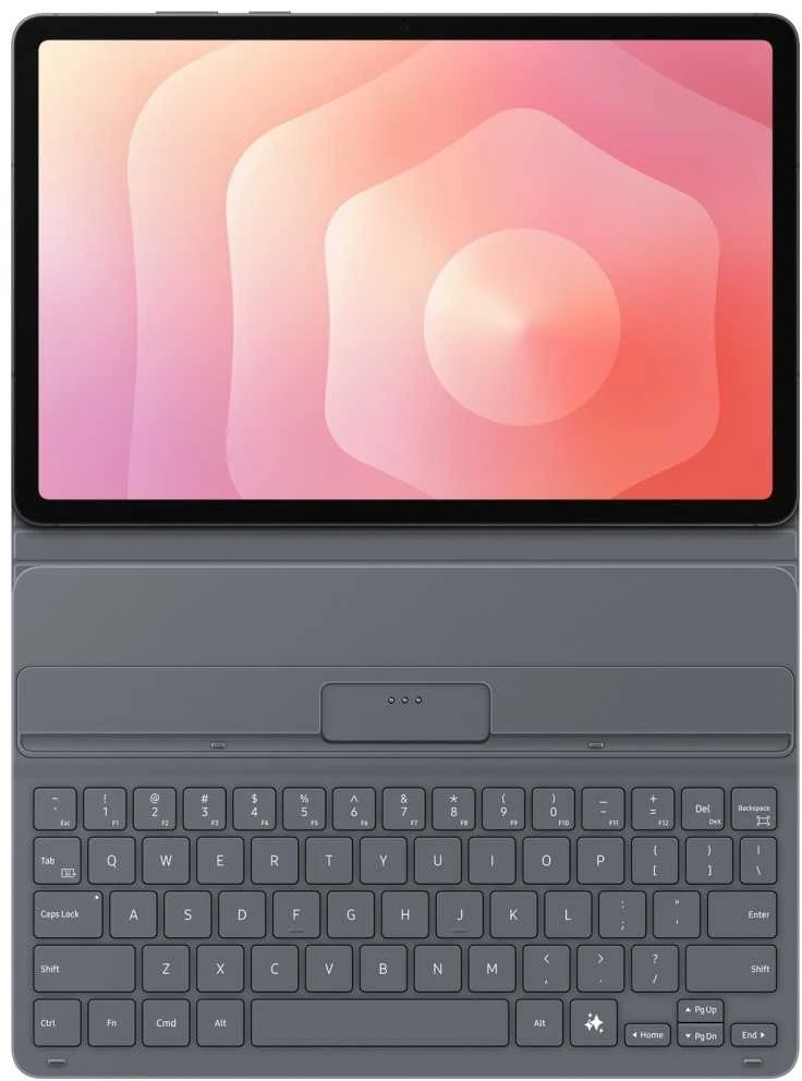 Samsung Galaxy Tab S11 dėklas su klaviatūra, plonas, juodas