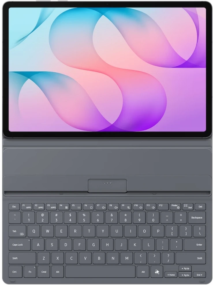 Samsung Galaxy Tab S12+ Book Cover Keyboard Juodas