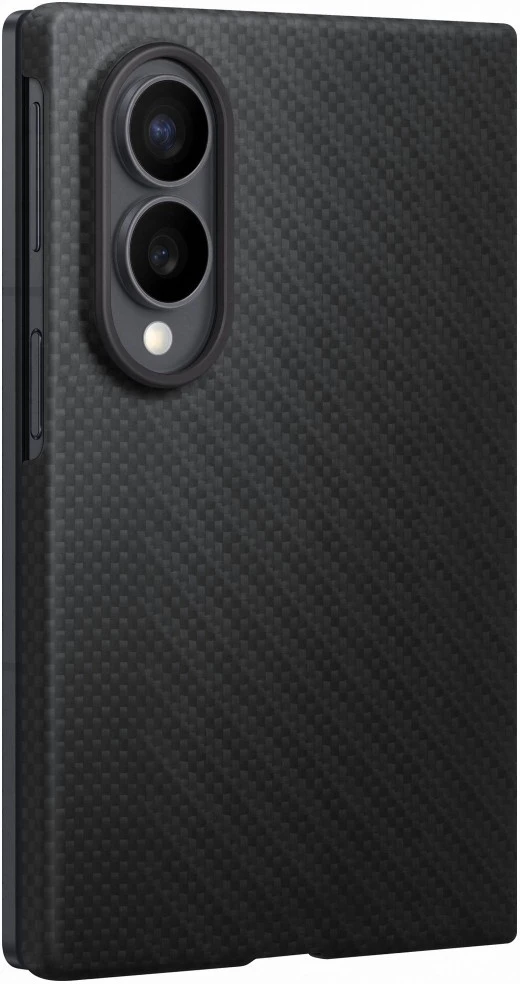 Dėklas KF971SBE Carbon Magnet Samsung Galaxy Fold 8, Juodas
