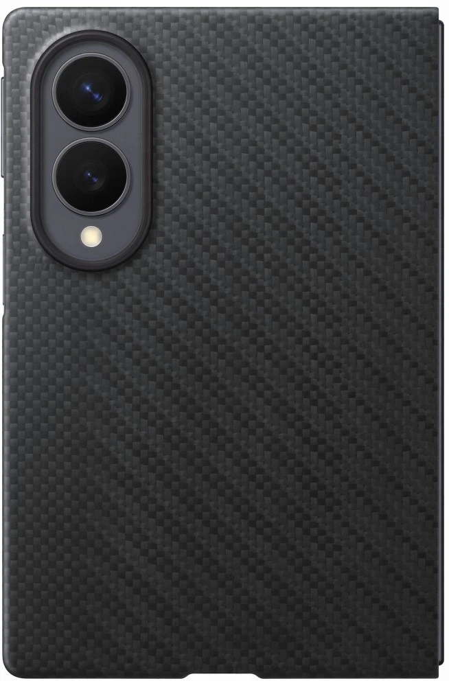 Dėklas KF971SBE Carbon Magnet Samsung Galaxy Fold 8, Juodas