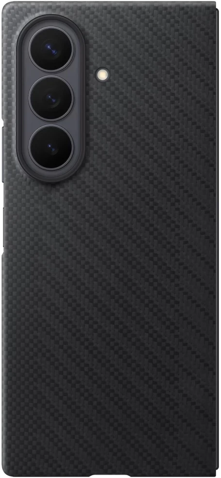 Dėklas KF976SBE Carbon Magnet Samsung Galaxy Fold 8 Ultra, Juodas
