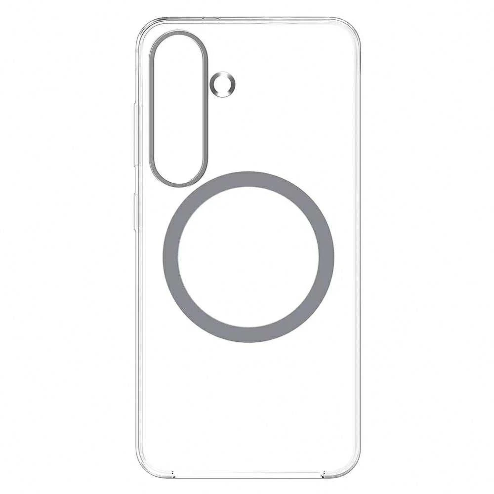 Dėklas Spigen „Samsung Galaxy S25+“ skaidrus magnetinis dangtelis, skaidrus