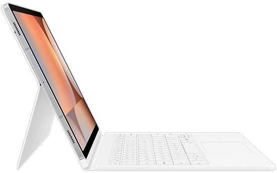 112803 EF-DX825UWE Samsung Book dėklas su klaviatūra Galaxy Tab S9+/S9 FE+/S10+ baltos spalvos