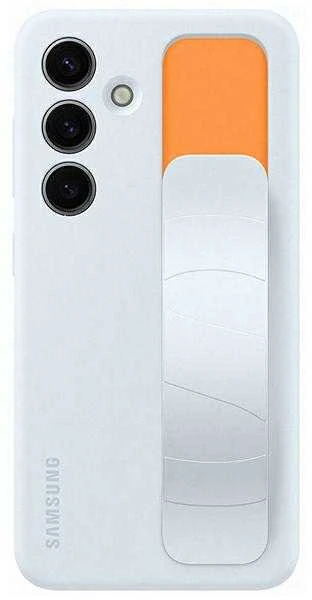 Dėklas Samsung Galaxy S24 Standing Grip Cover Light Mėlyna