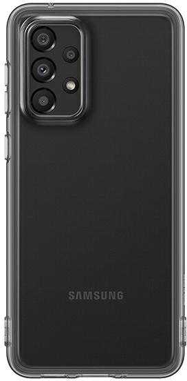 Dėklas QA336TBE Soft Clear Cover for Samsung Galaxy A33 (5G) Juodas (Juodas)