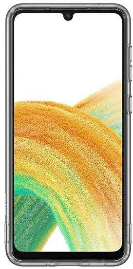Dėklas QA336TBE Soft Clear Cover for Samsung Galaxy A33 (5G) Juodas (Juodas)